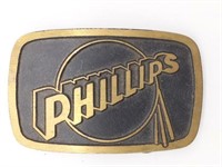 Brass Phillips Belt Buckle 3.5" - Dyna Buckle