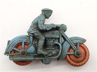 Vintage Auburn Rubber Company Motorcycle 3.75" x