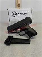 New hipoint 9 mm pistol with one eight round