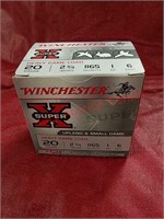 Winchester 20 gauge shotgun shells full box of 25