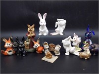 Ceramic and More Rabbit Figures 5.25" and Smaller