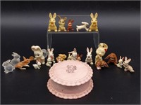 Very Small Rabbit Figures 2" and Smaller and
