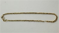 Twisted Rope 14k Gold Bracelet