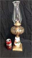Fine antique oil lamp