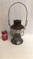Antique railroad lantern from the AT&SF with