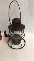 Antique railroad lantern from the B.S.ST. RY