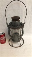 Antique railroad lantern from New York Central