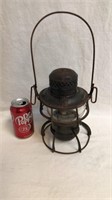 Antique railroad lantern