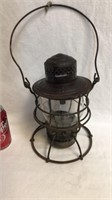 Antique railroad lantern from the MP rr