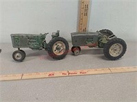2 - John Deere toy tractors for parts or restore
