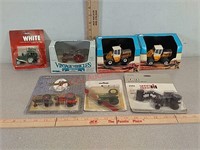 Assorted 1/64 scale toy tractors