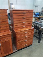 Nice Solid Wood Tool Cabinet 29"W 24"D 61"T