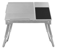 New Laptop Desk with Light, GRY
• Opens and