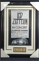 Authentic Led Zeppelin Concert ticket