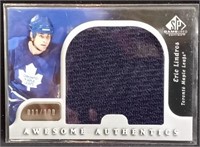 TML Eric Lindros game-used jersey card