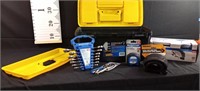 NEW 19" long Tool box with Mastercraft tools and