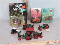 9 - 1/64 scale collectible toy tractors