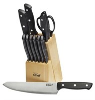 NEW MASTER Chef 22pc. knife set - 3-in-1 knife