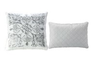 NEW St. Clair Decor Cushions (2-pack) GRY.•