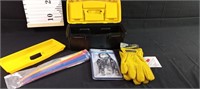 NEW 12" long tool box with Mastercraft tools and