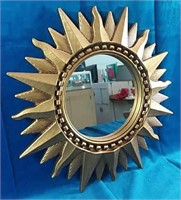 15" sunburst mirror