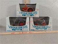 3 - 1/43 Scale Vintage Vehicles toy tractors