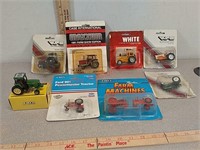8 - 1:64 scale toy tractors