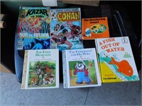 2 MARVEL COMICS & 4 KIDS BOOKS