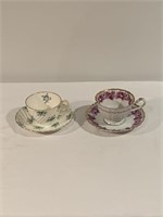 2 Tea Cups Shafford & Aynsley