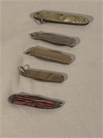 5 Vintage Pocket Knives