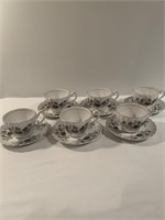 Set 0f 6 Myott Tea Cups