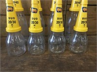 8 Bottles with Reproduction Golden Fleece Tops