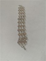 Pearl/Sterling Silver Bracelet