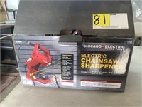 Electric Shainsaw sharpener
