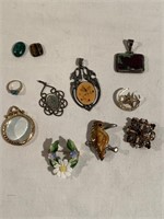 Assorted Broaches & Pendants