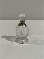 Crystal Vintage Signed Scent Bottle