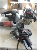 Power tools, Router, drill, sander, biscuit jointr