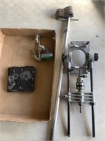 Drill press mount for drill