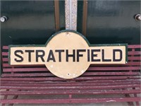 Original Strathfield Railway Platform Sign
