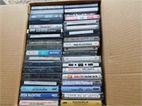 BOX OF CASSETTE TAPES