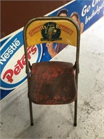 Original Arnotts Steel Chair with Strong Graphics