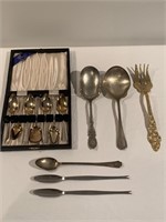 Silver Plate and Stainless Utensils