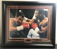 De La Hoya / Sugar Shane Autographed Photo