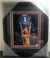 Brittney Palmer UFC Octagon Girl Signed Photo