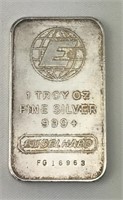 1oz Troy Engelhard Vintage Silver Bar