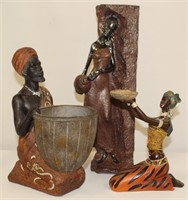 (Set of 3) Decorative Figurine Holders