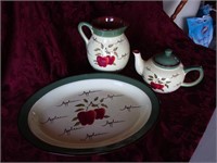 Apple Orchard collection Pitcher/ Tea Pot/ Platter