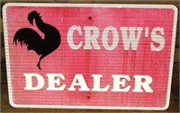24"x36" Crow's Dealer Metal Sign