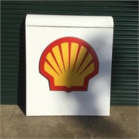 Shell Service Station Sign includes Light Bar