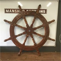 Original Ships Wheel - measures approx